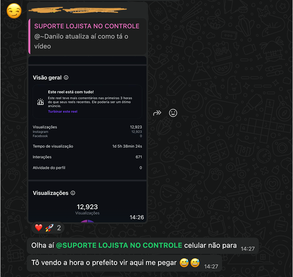 Depoimento de aluno do Cronograma