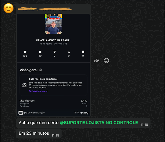 Depoimento de aluno do Cronograma